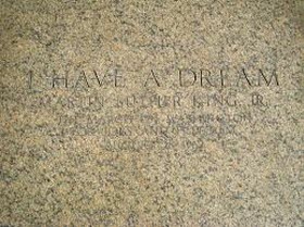 I have a dream engraving