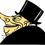 Evil businessman